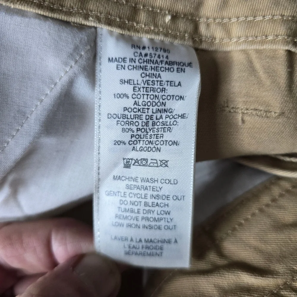 True Religion Mens Tan Khaki Cargo Shorts Horseshoe Stitching Size 36 ( Fits 38)